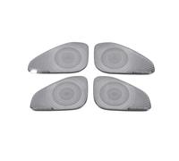 ZHINUAN Car Door Loudspeaker Sound Speaker Cover Trim Sticker,Fit For Mitsubishi, Pajero Sport Montero Sport 2020-2022 ABS Inner Accessories car Speaker faceplate grille cover(Door Speaker Black)