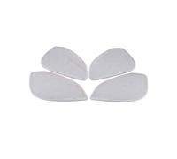 ZHINUAN Car Door Loudspeaker Trims Cover,Fit For Mitsubishi, Eclipse Cross 2017-2021 Grade Car Audio Speaker Decor car Speaker faceplate grille cover(WHITE)