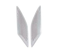 ZHINUAN Car Door Panel Loudspeaker Cover Trim,Fit For Volkswagen, Fit For VW, Fit For Golf, Mk7 7.5 2013-2020 Stainless Pad Speaker Frame Sticker Accessories car Speaker faceplate grille cover(Sliver
