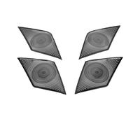 ZHINUAN Car Door Speaker Cover,Fit For KIA, Optima K5 2021 2020 Accessories Car Audio Speakers Case Stereo Sound Frame Decoration Part car Speaker faceplate grille cover(Black)