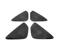 ZHINUAN Car Gate Door Loudspeaker Cover Trim,Fit For Chevrolet, Equinox 3rd 2017-2020 Stainless Pad Audio Speaker Frame Sticker Accessories car Speaker faceplate grille cover(Black)
