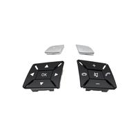 ZHINUAN Car Left Right Steering Wheel Switch Buttons,Fit For benz, C GLK E CLA GLA B CLS SLK SLC C204 GLK204 W207 W212 W246 W156 W218 W172 vehicle Steering Wheel Button Bank(Model B Black)