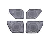 ZHINUAN Car Loudspeaker Decoration,Fit For Land, Rover Defender 110 2020-2022 Accessories Door Horn Cover Speaker Net Protection car Speaker faceplate grille cover(Sliver color-01)