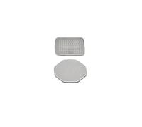 ZHINUAN Car Speaker Loud Cover Trim,Fit For MG, 4 MG4 EV Mulan 2022-2024 Stainless Steel Under The Steering Wheel Accessories Horn Cover car Speaker faceplate grille cover(Steel silver)