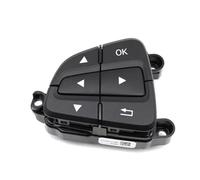 ZHINUAN Car Steering Wheel Control Switch Buttons,Fit For Mercedes, benz, A B GLS GLE Class W166 W117 W156 W246 W292 Multi-function Assembly vehicle Steering Wheel Button Bank(Black-Left)