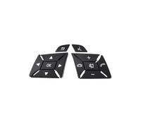ZHINUAN Car Steering Wheel Push Switch Buttons,Fit For Mercedes, benz, ML GL G W166 1669052800 1669052900 Multi-function vehicle Steering Wheel Button Bank(Black 1 pair)