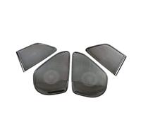 ZHINUAN Car Styling Audio Speaker Covers Sticker,Fit For LEXUS, ES200 2018-2020 Interior Accessories Auto Door Loudspeaker Decoration car Speaker faceplate grille cover(Black)