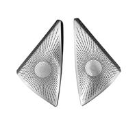 ZHINUAN Car Styling Door Speaker Covers Trim,Fit For Mercedes, benz, C Class W204 Interior Auto Accessories Decoration Tweeter Stickers car Speaker faceplate grille cover(2 PC)