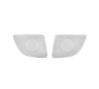 ZHINUAN Centre Door Loudspeaker Cover Sticker,Fit For Toyota, Alphard Vellfire 40Series 2023 2024 Door Handle Sound Pad Trim Internal Speaker car Speaker faceplate grille cover(Door Speaker Silver)