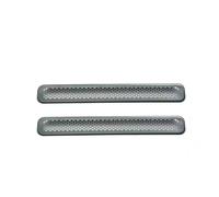 ZHINUAN Door Audio Speaker Cover Trim,Fit For KIA, Sportage NQ5 2022 2023 Stainless Steel Four Under SEAT, Air Conditioner Duct Outlet Covers car Speaker faceplate grille cover(Black under seat)