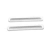 ZHINUAN Door Audio Speaker Cover Trim,Fit For KIA, Sportage NQ5 2022 2023 Stainless Steel Four Under SEAT, Air Conditioner Duct Outlet Covers car Speaker faceplate grille cover(Silver under seat)