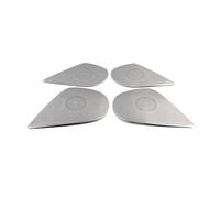 ZHINUAN Door Speaker Cover Trim,Fit For Mazda, 6 M6 2019 2020 Interior Stainless Steel Sound Music Audio Ring Sticker Car Styling Accessories car Speaker faceplate grille cover(WHITE)