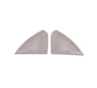 ZHINUAN Door Speaker Cover Trim,Fit For Peugeot, 3008 GT 5008 2017-2020 Accessories Audio Pillar A Decoration Styling Loudspeaker car Speaker faceplate grille cover(1)