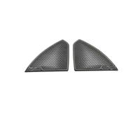 ZHINUAN Door Speaker Cover Trim,Fit For Peugeot, 3008 GT 5008 2017-2020 Accessories Audio Pillar A Decoration Styling Loudspeaker car Speaker faceplate grille cover(2)