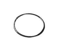 ZHINUAN Door Speaker Ring Panel Decorative Stickers,Fit For BMW, 7 Series E38 740 1994-2001 Carbon Fiber Front Rear Car Interior Accessories vehicle door audio sound cover lid(Black)