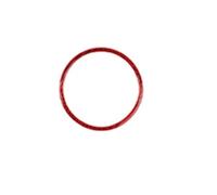 ZHINUAN Door Speaker Ring Panel Decorative Stickers,Fit For BMW, 7 Series E38 740 1994-2001 Carbon Fiber Front Rear Car Interior Accessories vehicle door audio sound cover lid(Red)
