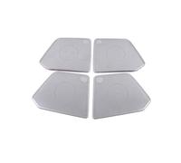 ZHINUAN Door Speaker Sound Cover Trim,Fit For Ford, Kuga Escape 2020 2021 Interior Stainless Steel Car Styling Accessories Music Audio Ring car Speaker faceplate grille cover(Steel Matte)