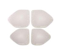 ZHINUAN Four Door Audio Speaker Cover Trim,Fit For Nissan, Qashqai J12 2022-2024 Steel Under SEAT, Air Conditioner Duct Outlet Covers car Speaker faceplate grille cover(4door silver)