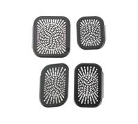 ZHINUAN Four Door Audio Speaker Cover Trim,Fit For Nissan, Qashqai J12 2022-2024 Steel Under SEAT, Air Conditioner Duct Outlet Covers car Speaker faceplate grille cover(Black under seat)