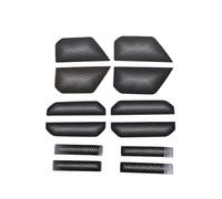 ZHINUAN Loudspeaker Cover Trim,Fit For Chery, Jetour Traveler 2023 2024 Interior Accessories Car Trunk Door Speaker Audio car Speaker faceplate grille cover(3)