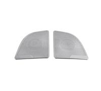 ZHINUAN Speaker Cover Decorative,Fit For, Model 3 2019 2020 Accessories Front Column Roof Horn Hood Model3 Sequins car Speaker faceplate grille cover(Trunk cover Sliver)