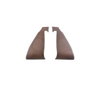 ZHINUAN Speaker Cover,Fit For Pilot, 2015-2022 ABS Carbon Fibre A-pillar Triangular Mesh Decorative Interior Molding Accessories car Speaker faceplate grille cover(Pear wood grain)