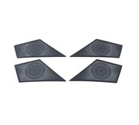 ZHINUAN Speaker Cover Sticker,Fit For A3, 2020 2021 Car Audio Speaker Door Loudspeaker Cover Trim Interior Accessories Audio car Speaker faceplate grille cover(Black-01)