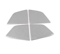 ZHINUAN Speaker Cover Trim Frame Sticker,Fit For Ford, Focus 2018 2019 Car Styling Door Gate Loudspeaker Sound Chrome Interior Accessories car Speaker faceplate grille cover(WHITE)