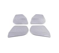 ZHINUAN Speaker Decoration Trim,Fit For Civic, Hatchback 2020-2021 Stainless Interior Door Stereo Audio Ring Cover Sound Frame car Speaker faceplate grille cover(Sliver-01)