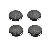 ZHINUAN Speaker Decoration Trim,Fit For Civic, Hatchback 2020-2021 Stainless Interior Door Stereo Audio Ring Cover Sound Frame car Speaker faceplate grille cover(Black)