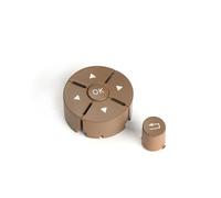 ZHINUAN Steering Wheel Switch Control Buttons,Fit For Mercedes, W204 W212,Fit For benz, C E GLK Class 2048210351 Car Multi-function Switch Buttons vehicle Steering Wheel Button Bank(Left Beige)