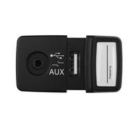 ZHINUAN USB AUX Charging Port,Fit For Fiat, 500 Panda,Fit For Punto, 735547937 Blue And Me Media Player Module Socket Vehicle USB charging hub