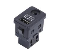 ZHINUAN USB AUX Charging Port Module Socket,Fit For Fiat, 500 2012-2014 1SJ82-JXWAA 1SJ82JXWAA Blue And Me Media Player Vehicle USB charging hub