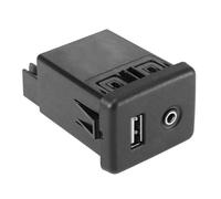 ZHINUAN USB Charging Port Module Socket,Fit For Opel, Vauxhall,Fit For Insignia, A,Fit For GMC, Fit For Chevrolet,Fit For Buick, 13599456 Audio Auxiliary AUX Jack Vehicle USB charging hub