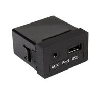 ZHINUAN USB Port Socket,Fit For Hyundai, Elantra MD 2011-2013 96120-3X000 AUX Port Adapter Automotive Vehicle USB charging hub