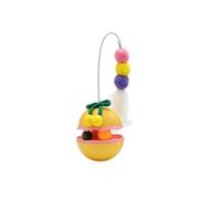 ZHIQIA Cat Toy Tumbler Set with Teaser Wand & Roller Ball, PP, 3 Colors