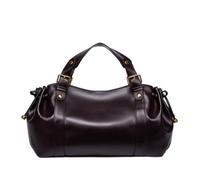 ZHIQIA Pleated Tote Bag for Women Soft Faux Leather Handbag with Zip | Ruched,Top Handle,Black,Coffee,Wine,Brown,Olive,Sage,Navy Blue,41x20x25cm,Medium Size,Wipe Clean,Inner Pocket