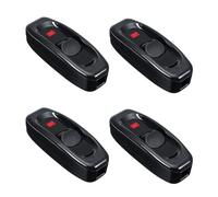 ZHIQIN 4Pcs Black Torpedo Inline Switch AC 250V 10A for 1-3 Core Round or Flat Wire - Lamp Switch for Bedside, Desk, Table Light Bulb