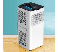 ZHIQXUE Portable Air Conditioner with Dehumidifier & Remote Control, Quiet Cooling Fan Modes plus 24 Hour Timer, Cools Rooms Up To 350 sq ft, Complete Window Kit, Style 2, Remote control model