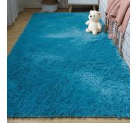 ZHIQXUE Shaggy Rug 120 x 310 cm Shaggy Soft Soft Furry Rugs Many Different Sizes for Living Room, Bedroom, Dining Room, Entryway, Blue
