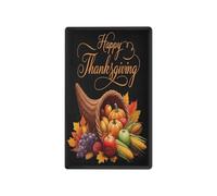 Zhirexin Decorator Wall Plate,Happy Thanksgiving Day Switch Plate Outlet Cover Standard Size Receptacle Wallplate 2.76x4.53in-Toggle Switch