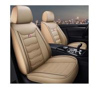 ZHISHIGUO 2 Seats Full Set Car Seat Covers For Mazda CX-3/CX-30/CX-4/CX-5/CX-50/CX-60/CX-8/CX-9, All-Weather Use Car Seat Covers, Waterproof Breathable Pu Leather(Beige)
