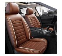 ZHISHIGUO 5 Seats Full Set Car Seat Covers For Mercedes-GLC 300e 2000-2024 2025, All-Weather Use, Waterproof Breathable Pu Leather(Brown)