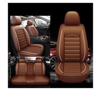 ZHISHIGUO 5 Seats Full Set Car Seat Covers For Mitsubishi Shogun DI-D 2000-2007, All-Weather Use Car Seat Covers, Waterproof Breathable Pu Leather Full Set Car Seat Covers(Brown)