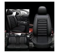 ZHISHIGUO 5 Seats Full Set Car Seat Covers For Mitsubishi Shogun DI-D 2000-2007, All-Weather Use Car Seat Covers, Waterproof Breathable Pu Leather Full Set Car Seat Covers(Schwarz)