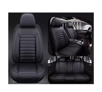 ZHISHIGUO Car Seat Covers Full Set For Audi A3 Sportback 2024 2025, Car Seat Covers PU Leather Seat Cover Set 5-Seat, Breathable Wear Resistant Waterproof(A(Black))