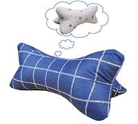 ZHIWEIKJ Bone Neck Pillows Dog Bone Shaped Pillow Cervical Neck Pillow For Camping Sleeping Travel Car Truck Driving Home And Office Rest 15.75x7.09x7.09 Inch,One Szie (Size : F)