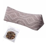 ZHIWEIKJ Travel Pillow, Buckwheat Neck Roll Pillow For Traveling, Provide Head Neck Support Rest, Soft Washable Pillowcover (Color : Brown)