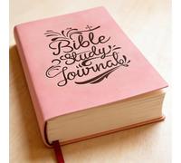 Zhixan 200 Page Thick Guided Bible Study Journal with S.O.A.P. Method, Christian Prayer Notebook for In-Depth Daily Devotional & Scripture Study, Gift (Pink)