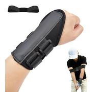 Zhixan 2pcs Golf Training Aids, Golf Wrist Trainer and Swing Trainer Arm Band, for Correcting Playing Posture and Wrist Angles, for Beginner Golfers, Black